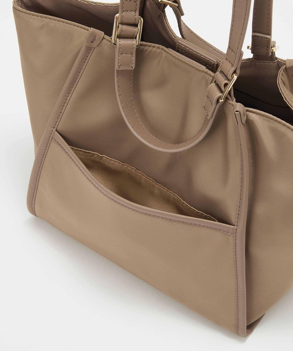 TOPKAPI 【TREASURE TOPKAPI】ナイロン 2way レザーハンドル ミニ トートバッグ 