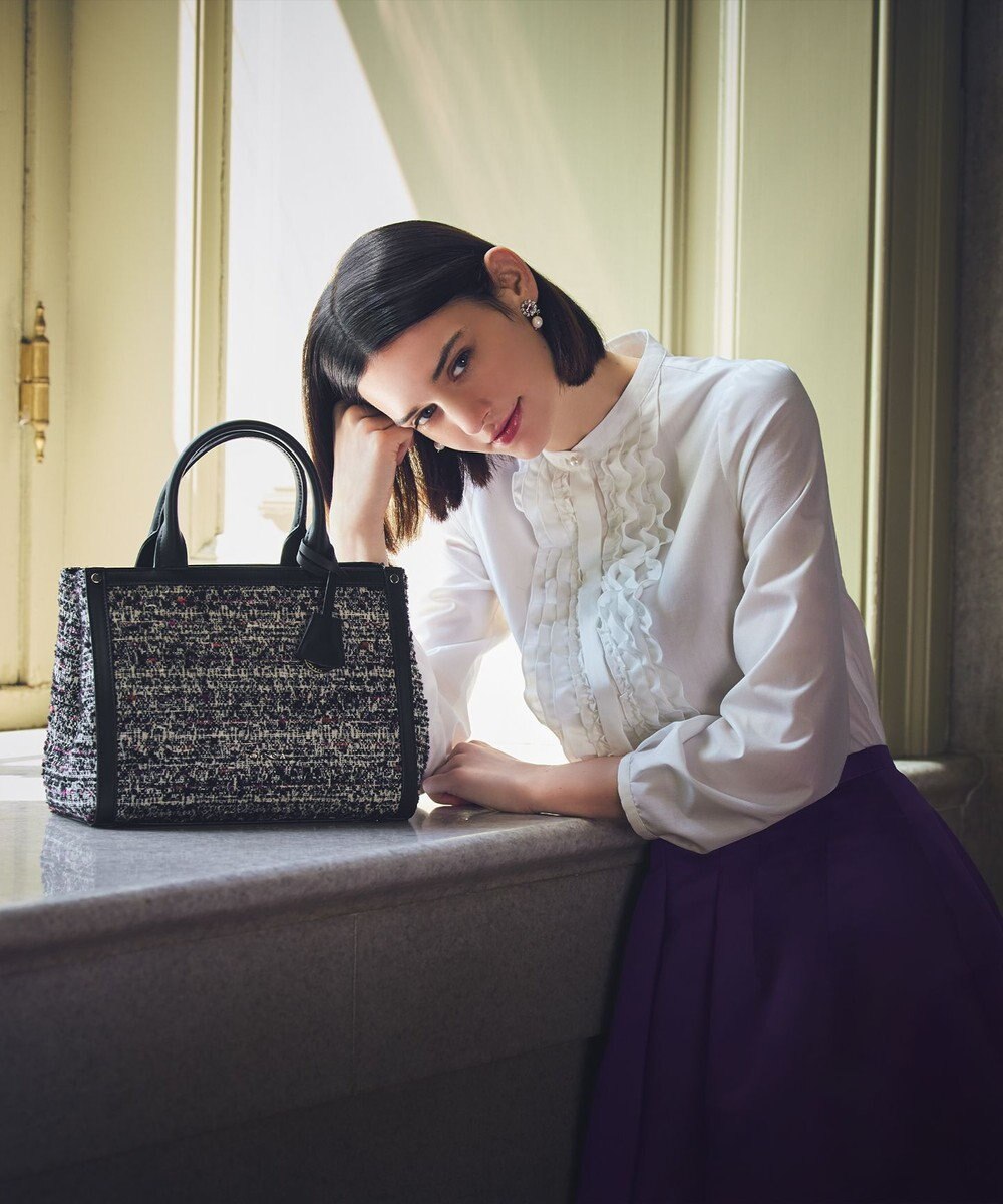 TOCCA CAMELOT TWEED BAG ツイードバッグ 