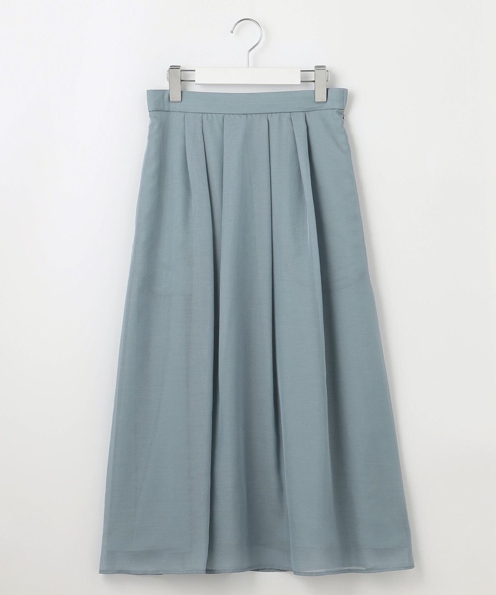 J.PRESS LADIES L 【洗える】ブライトスパンボイル スカート 