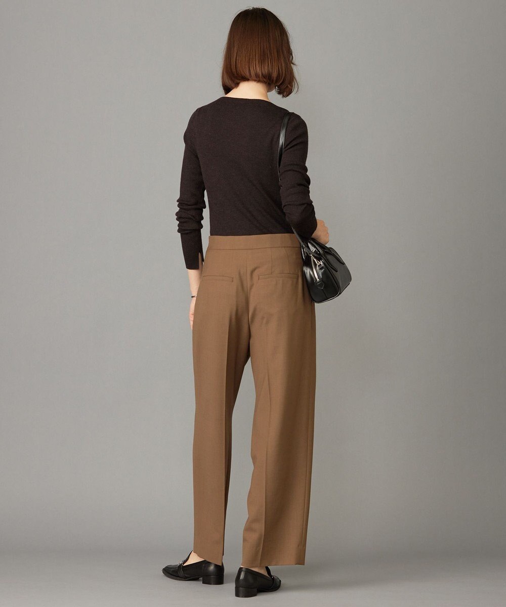 ICB 【洗える】エクストラファインメリノ  ボートネックプルオーバー 