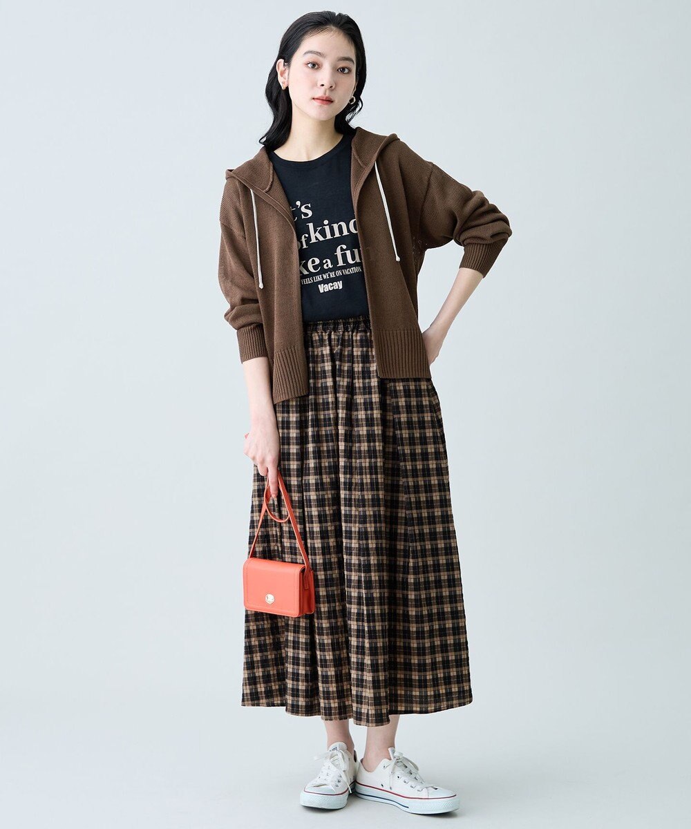 ANY シアーネップロゴＴシャツ 