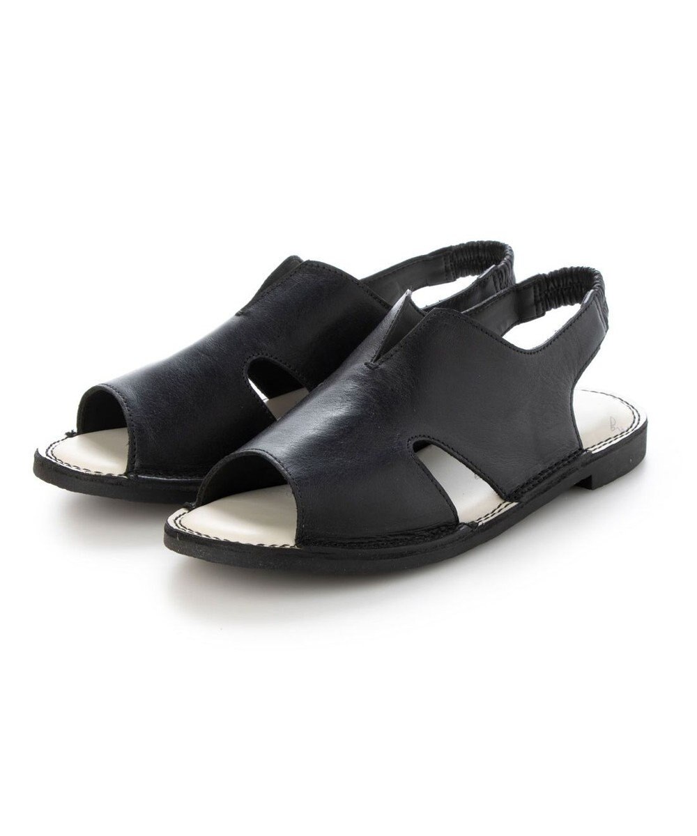 ing <ing>【サスティナブルシリーズ】サイドオープンサンダル 