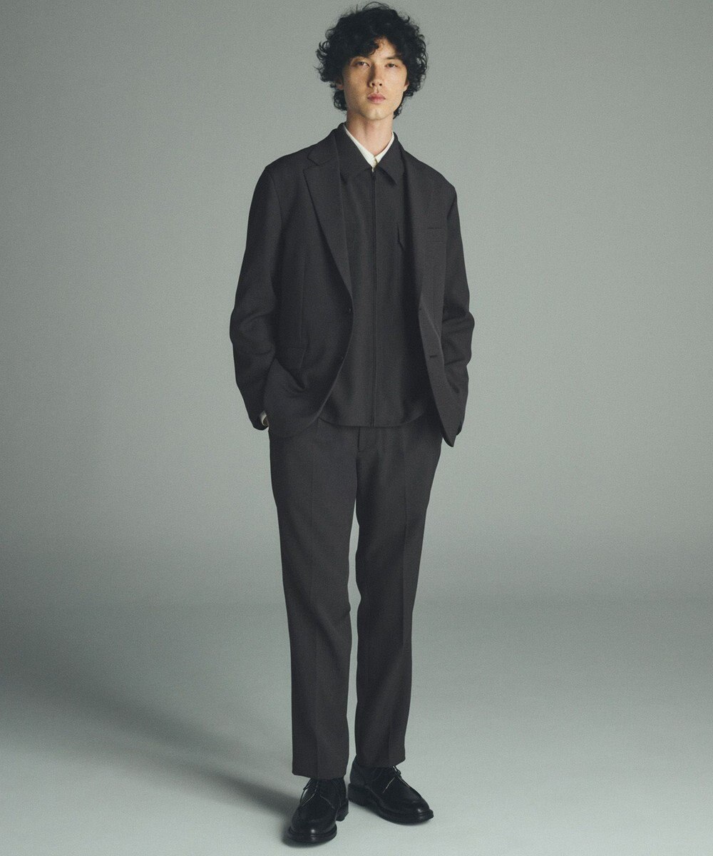 UNFILO MENS 【OCEANS YouTube 掲載/男女兼用】WOOL TOUCH 機能美シャツブルゾン 