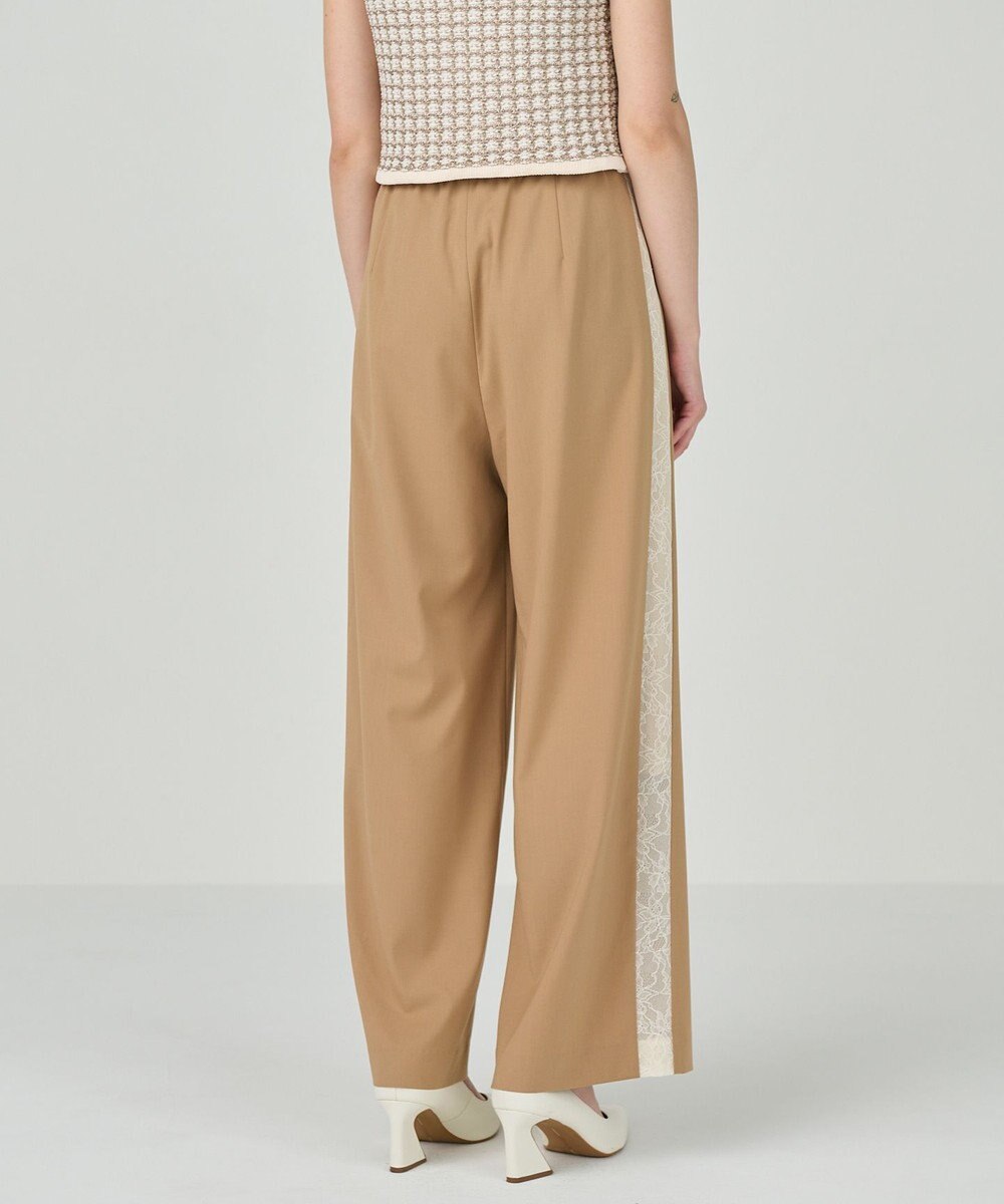 GRACE CONTINENTAL サイドレースイージーパンツ 