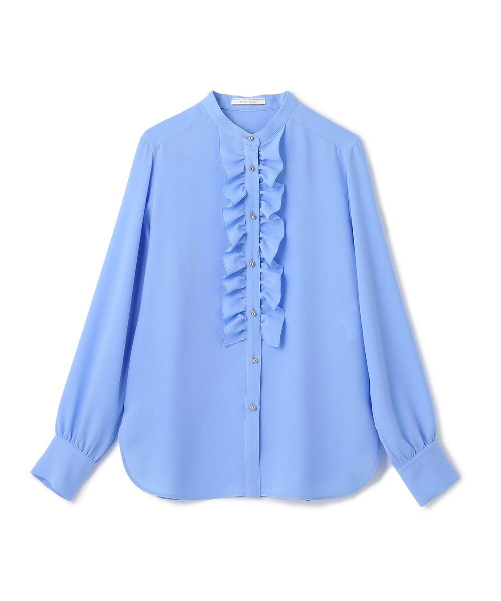 BEIGE， 【WEB限定・S-size】STOW / フリルブラウス 