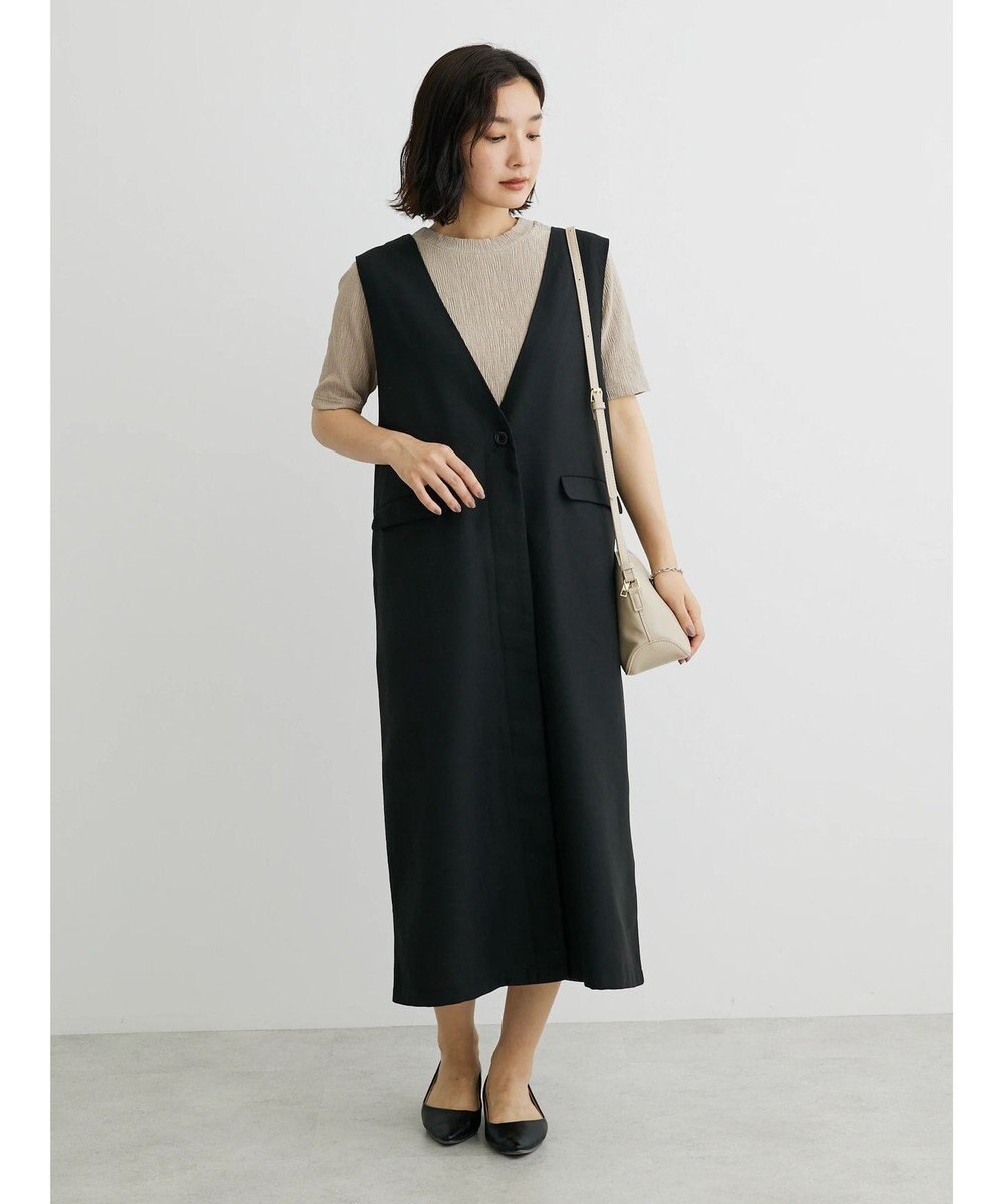 Green Parks BEST PRICE  ５分袖プリーツ加工プルオーバー 