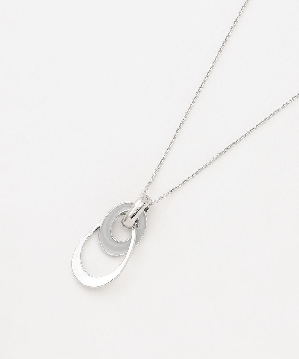 J.PRESS LADIES 【リバーシブル】 エポ オーバル ネックレス 