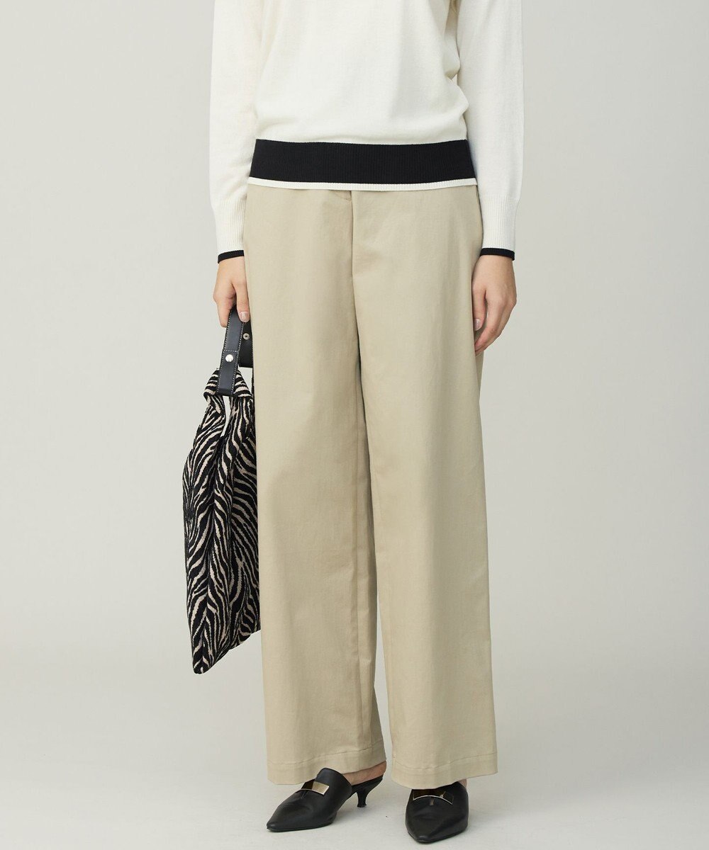 ICB オーガニックコットンツイル カーブパンツ 