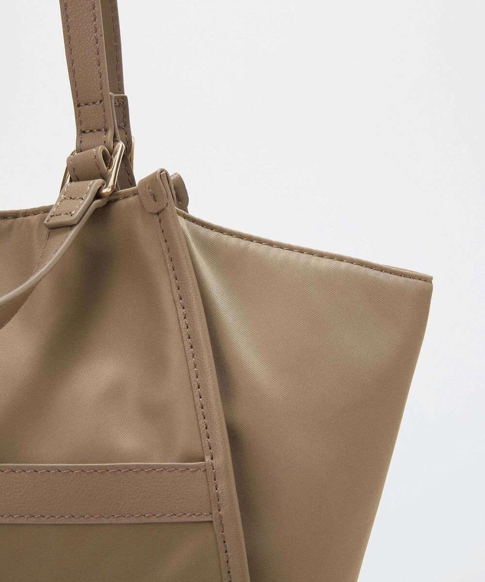 TOPKAPI 【TREASURE TOPKAPI】ナイロン 2way レザーハンドル ミニ トートバッグ 