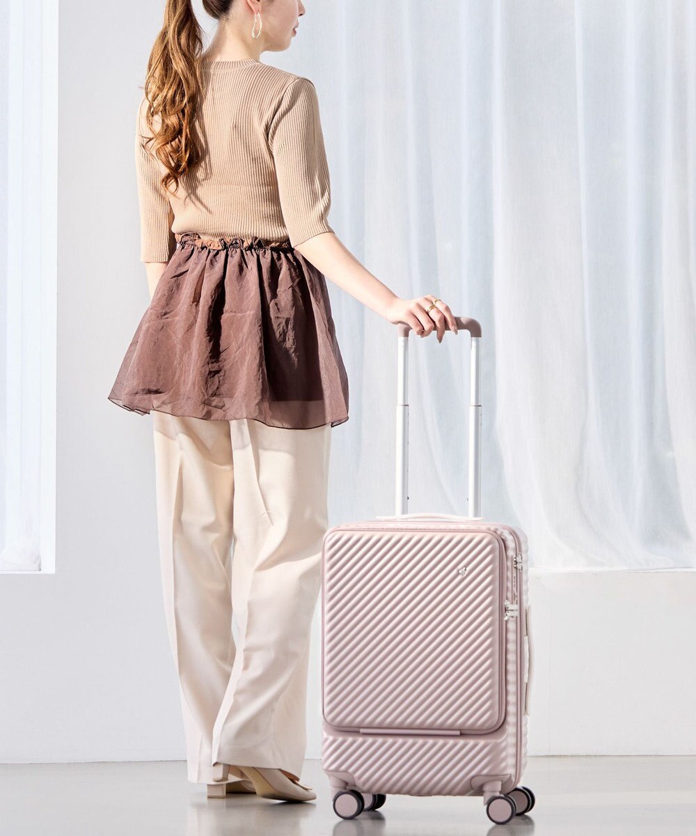 ACE BAGS & LUGGAGE 【雑誌掲載】 HaNT ココント スーツケース 34L 機内持込 フロントポケット付 05513 ハント 