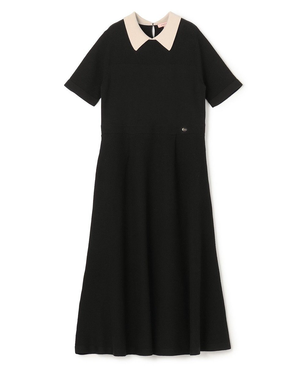 TOCCA 【WEB限定・鈴木ゆうかさん着用】HONEYCOMB MESH KNIT ニットドレス 