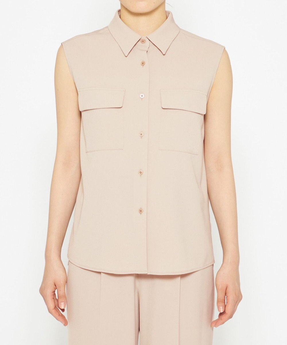 uncrave 【接触冷感・撥水・洗濯機洗い可】クールタッチツイル ブラウス（uncrave STANDARD) 