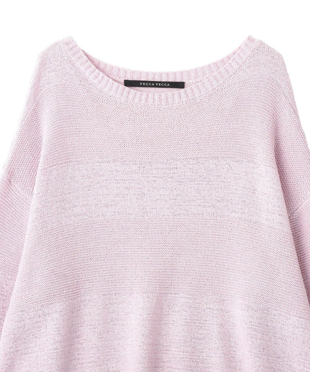 YECCA VECCA テープヤーンルーズニットプルオーバー 
