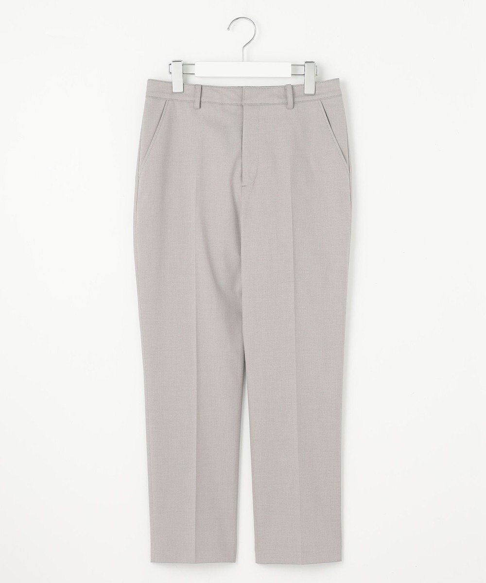 J.PRESS LADIES L 【セットアップ対応・洗える・撥水・防汚】コットンFITTYシャーク テーパード パンツ 