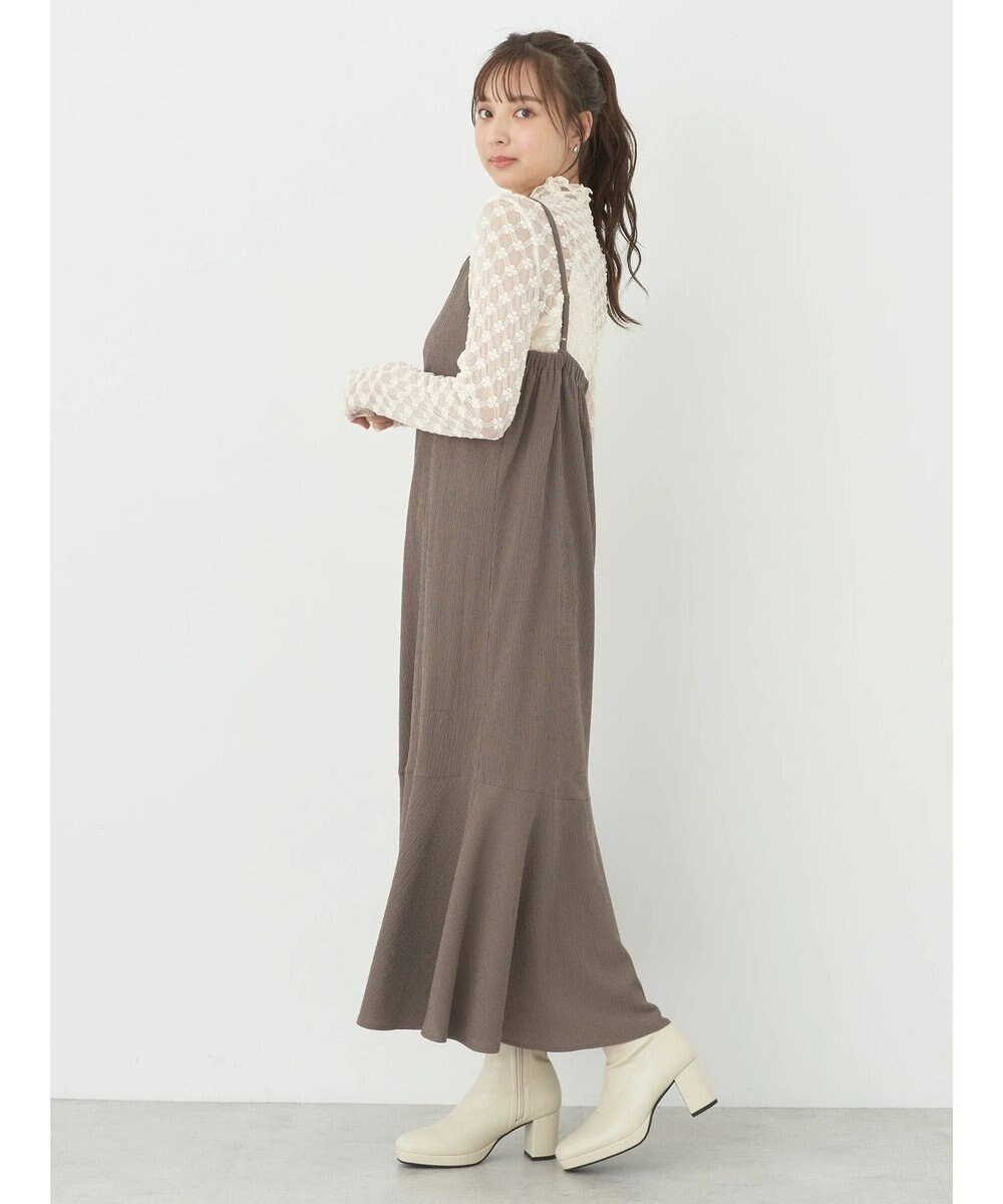 earth music&ecology ＳＥＴ２点カシュクールプルオーバー＋ワンピース 