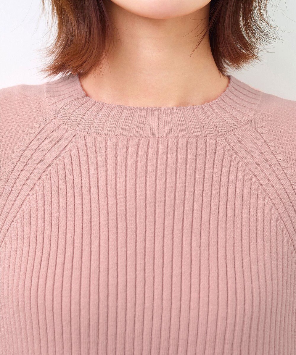 Tiaclasse 【新色追加・洗える】ミドルリブニットチュニック 