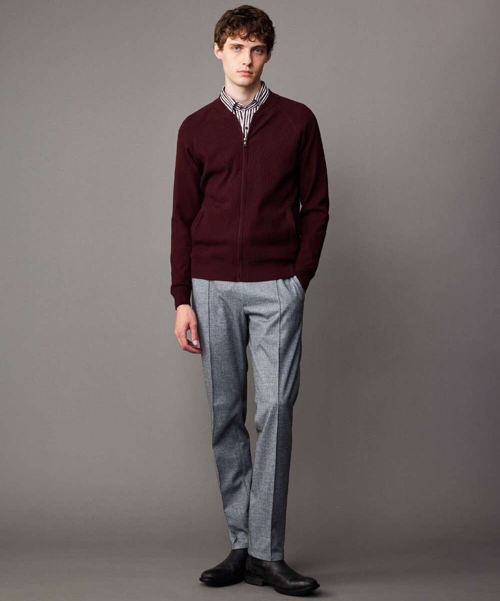 JOSEPH ABBOUD 【オーガニックコットン・柔らかな肌触り】カラーストライプ シャツ 