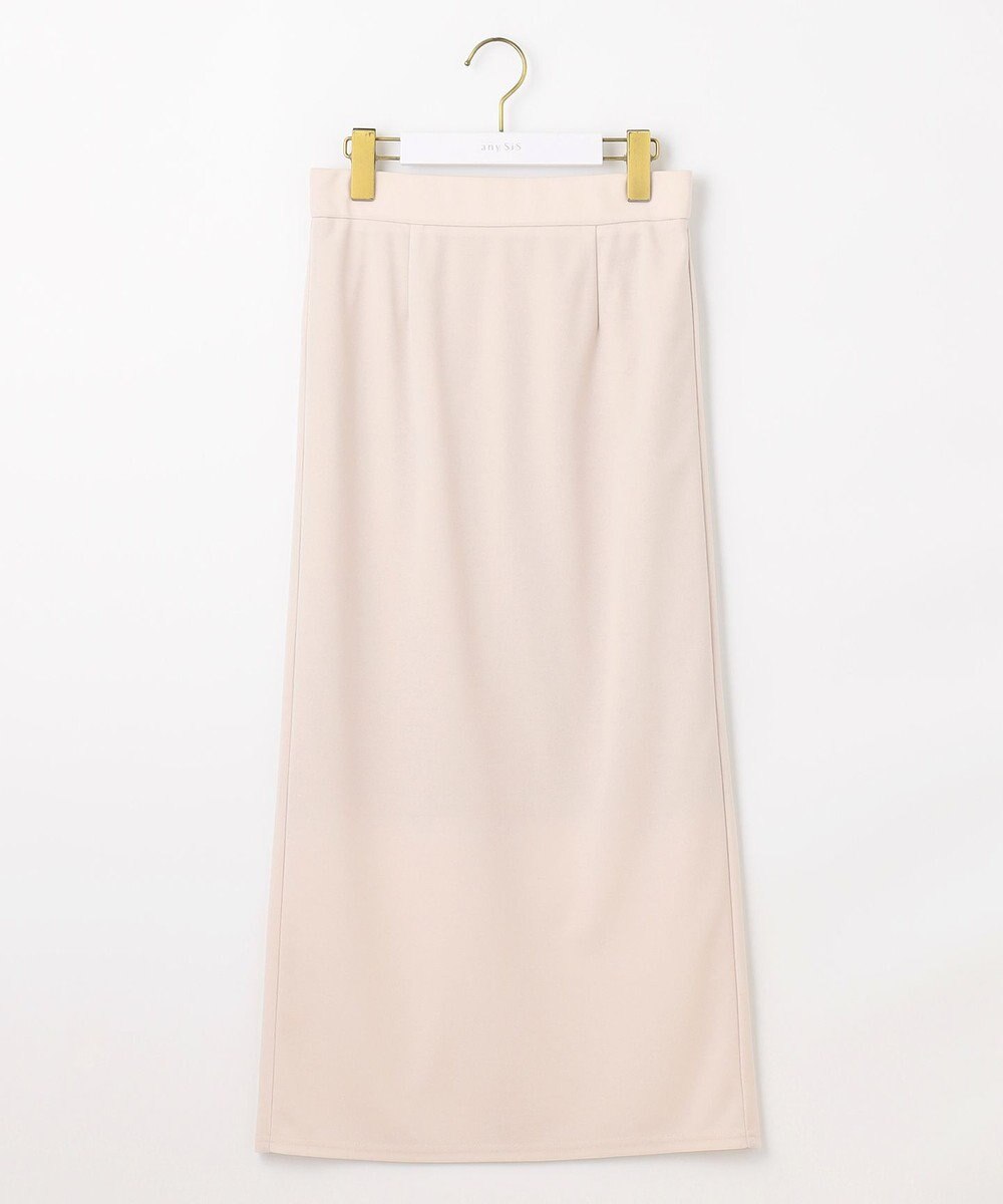 ANY SIS S 【UVケア ・ストレッチ・洗える】2WAYジョーゼットジャージーナロー スカート 