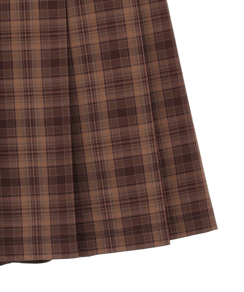 earth music&ecology ベルト付きプリーツミニスカート 