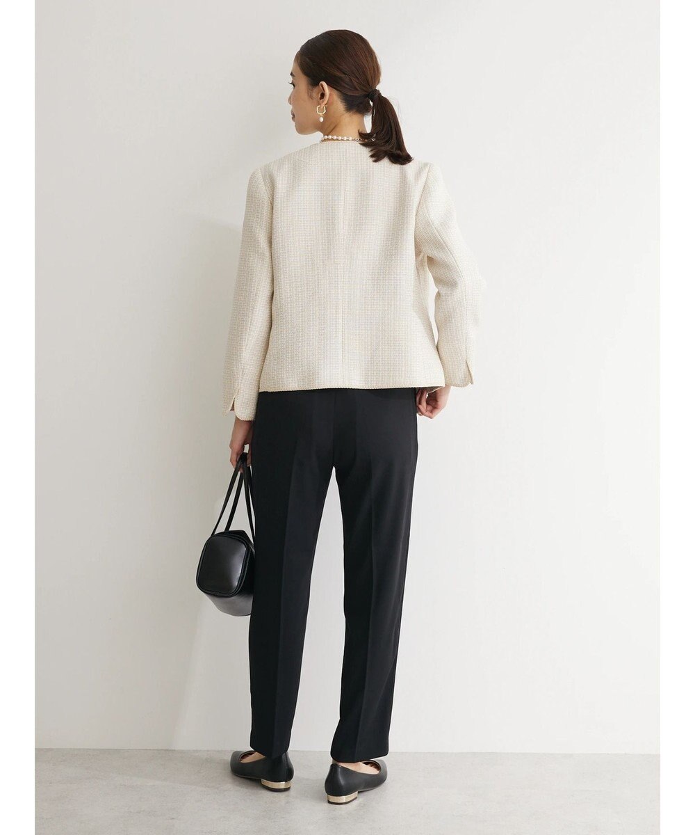 Green Parks ｅｆ－ｄｅ　ツィード風ノーカラージャケット 