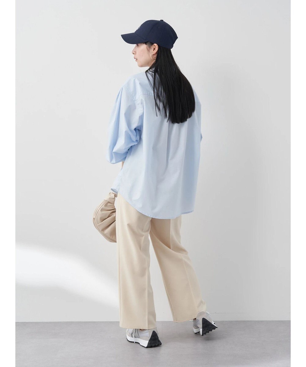 earth music&ecology 袖タックブラウス 