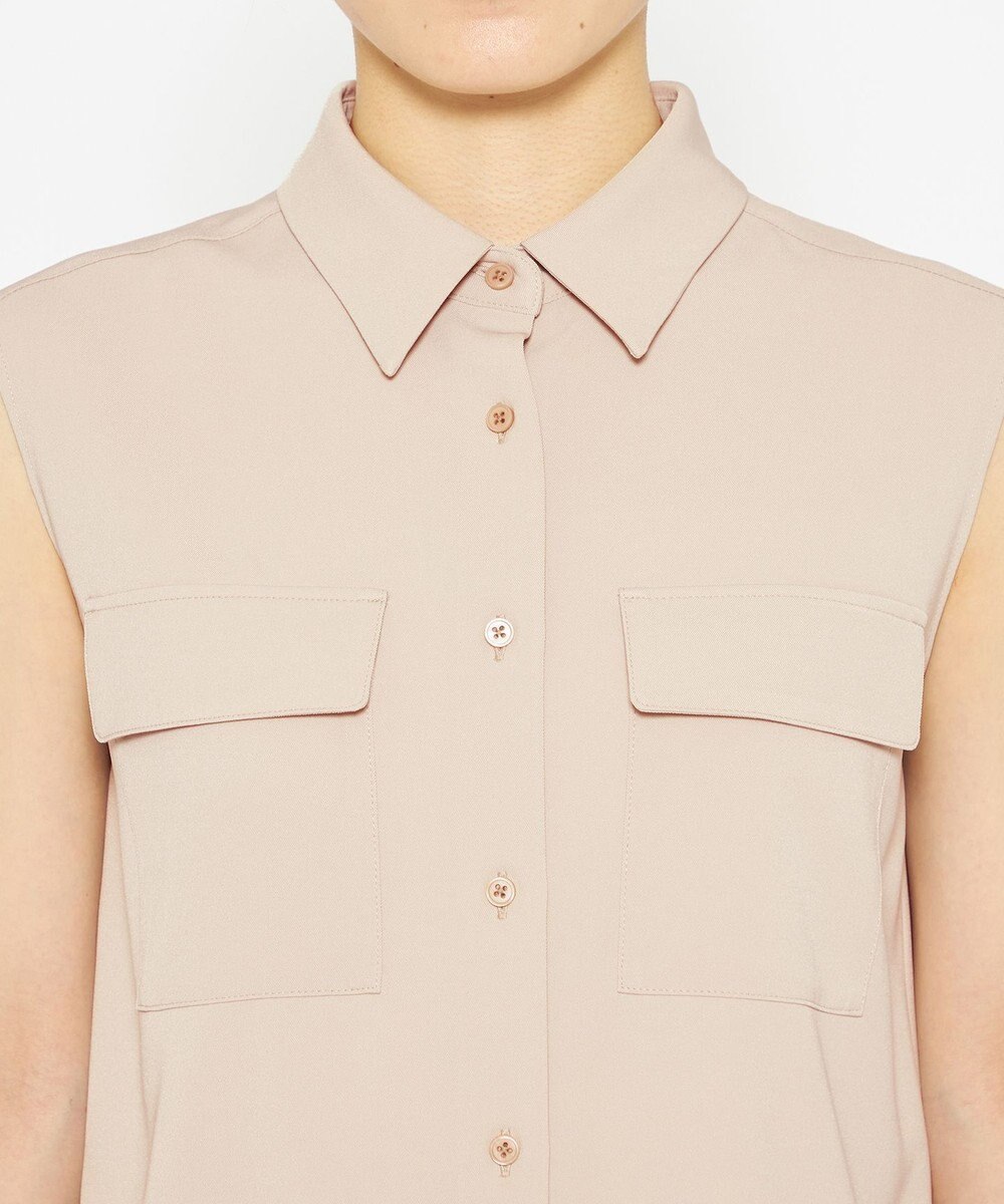 uncrave 【接触冷感・撥水・洗濯機洗い可】クールタッチツイル ブラウス（uncrave STANDARD) 