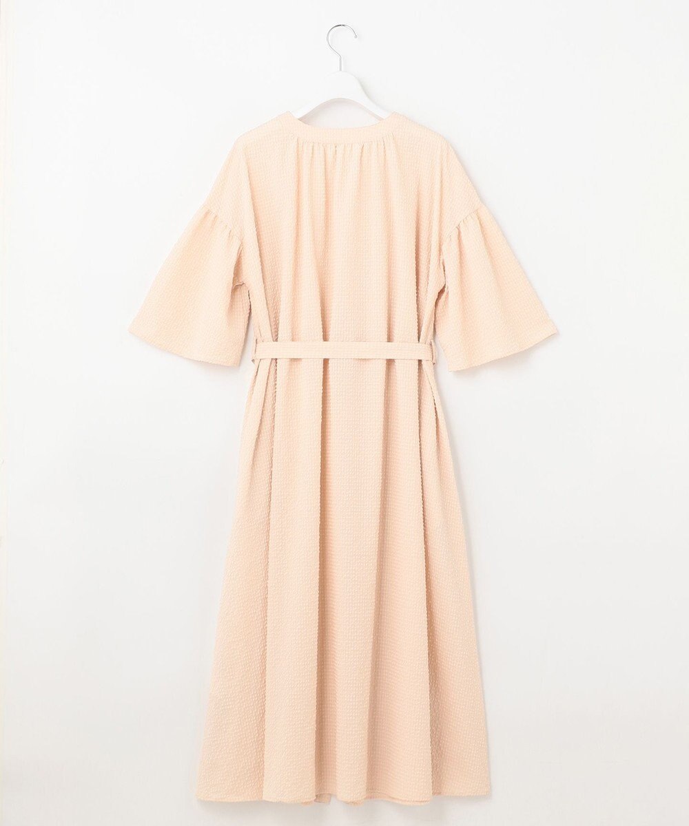 #Newans 【優木まおみさんコラボ】Vネックガウンワンピース 