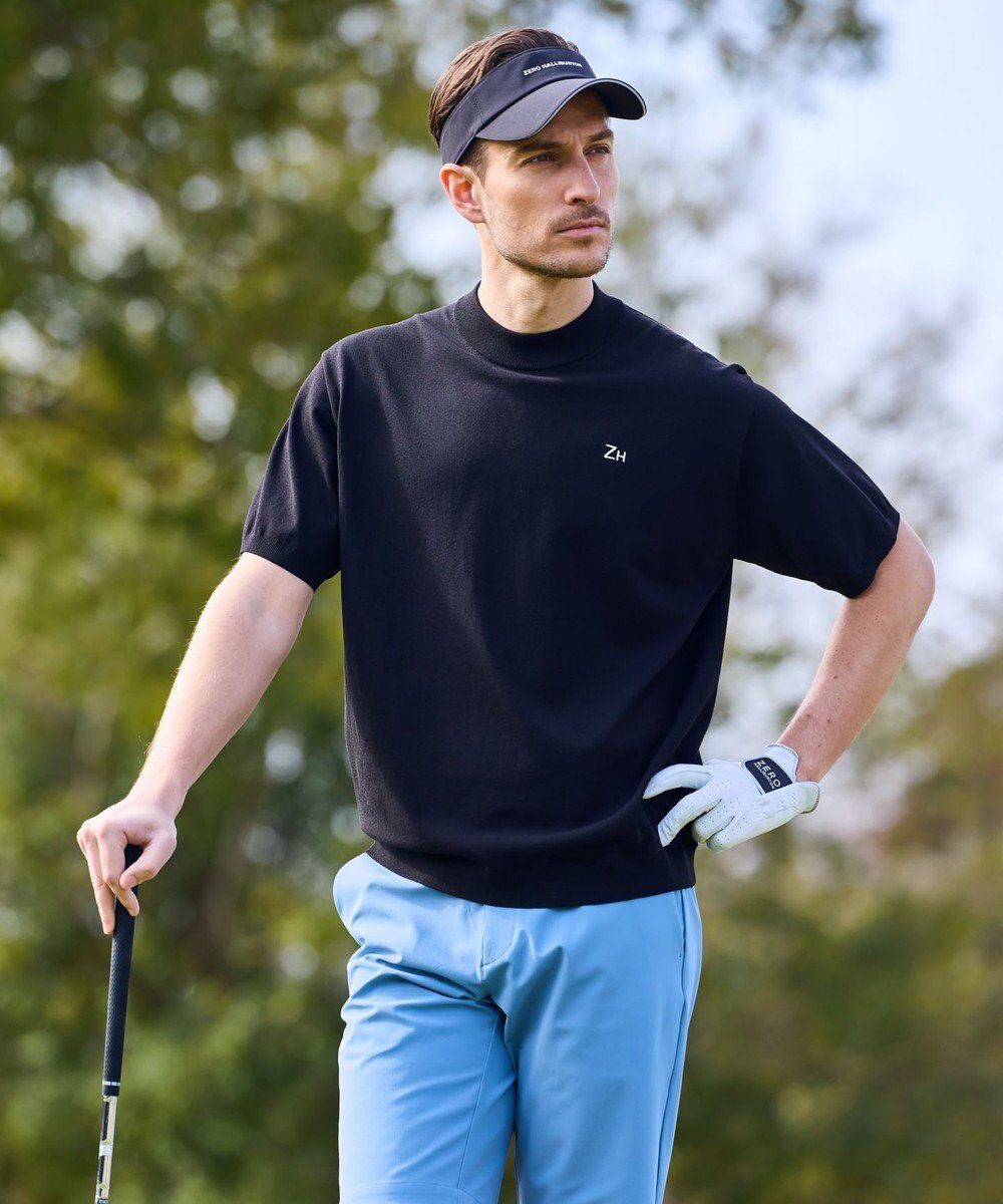 ZERO HALLIBURTON ニットモックネックTシャツ ZHG-M5S9b 82959 