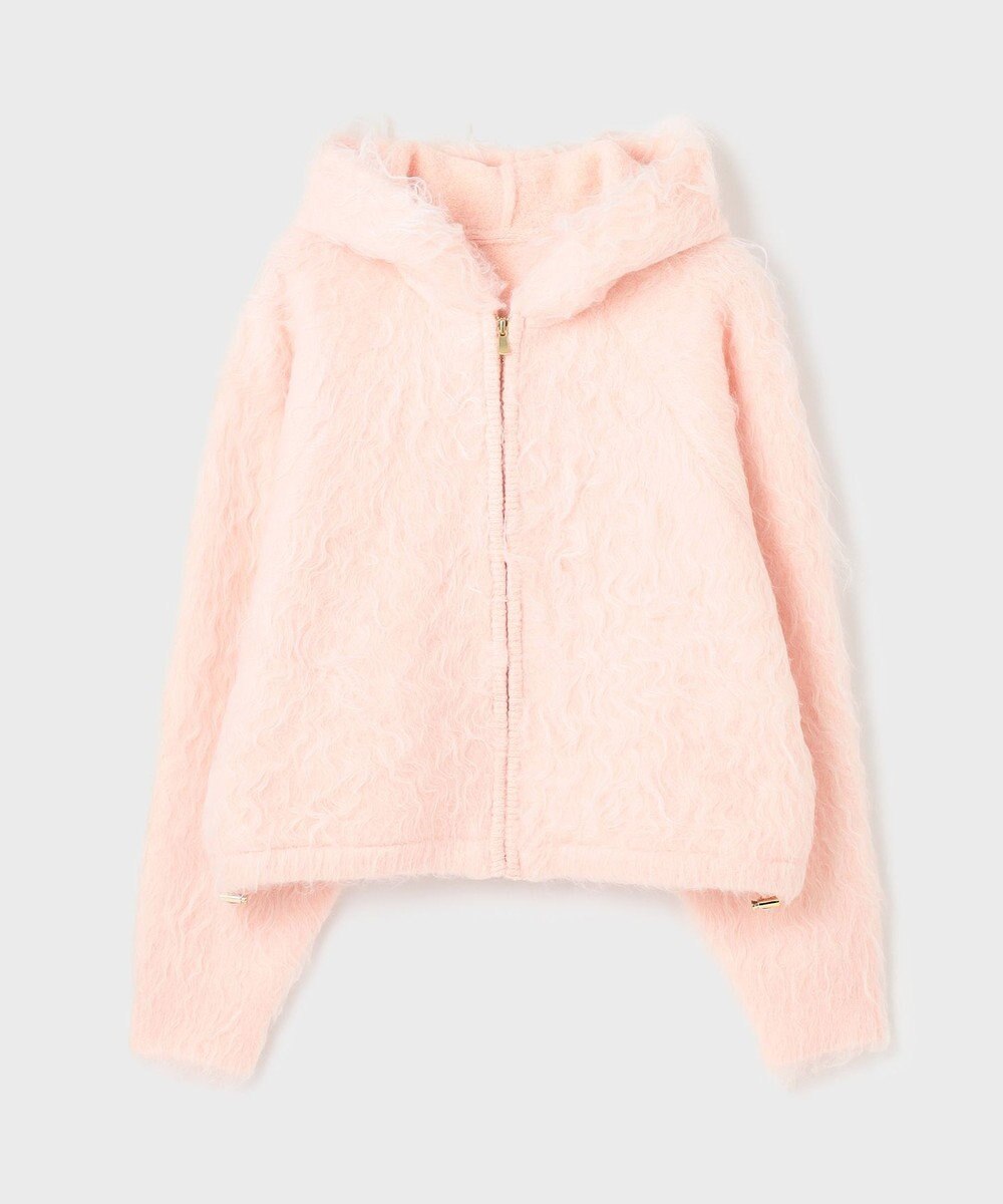 GRACE CONTINENTAL 起毛ニットパーカー 