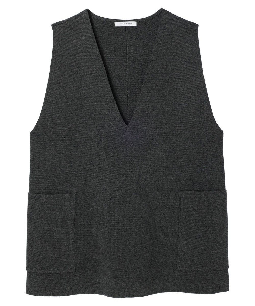 AMERICAN HOLIC ＶネックＷポケットニットベスト 