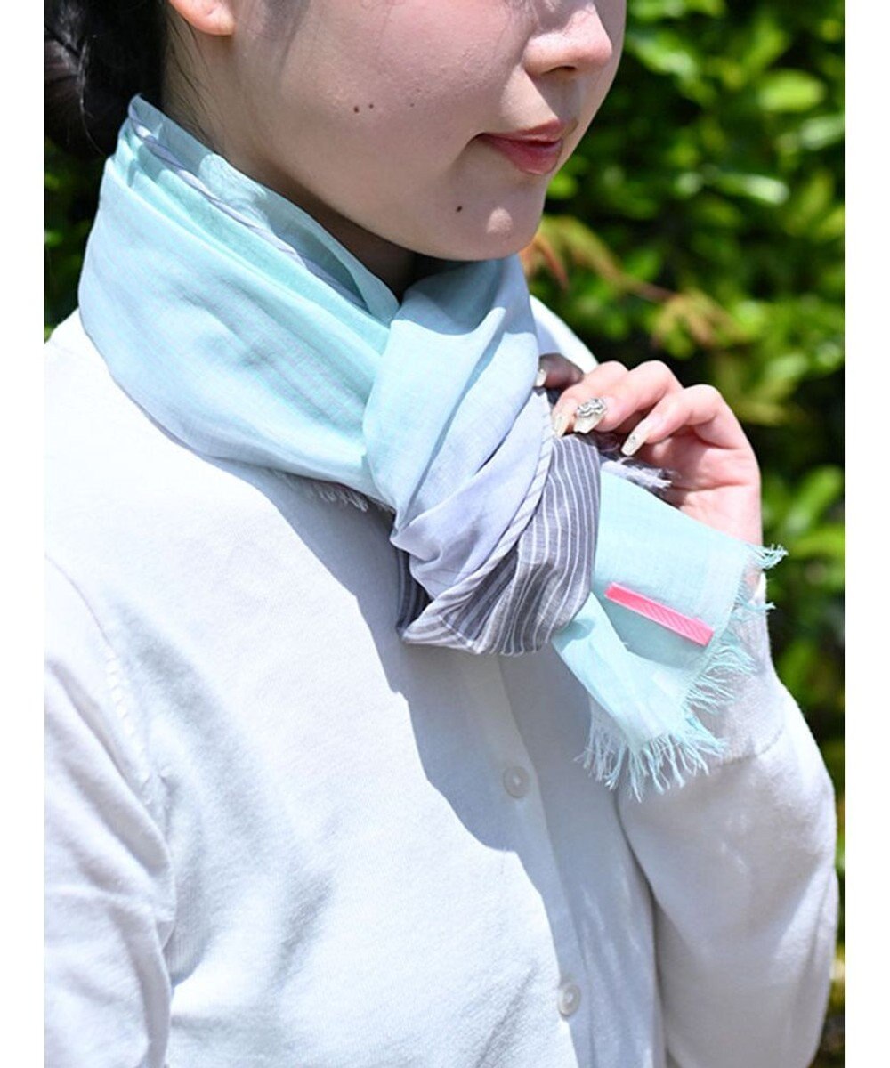 POLS 播州織 極細コットンストール Sサイズ 