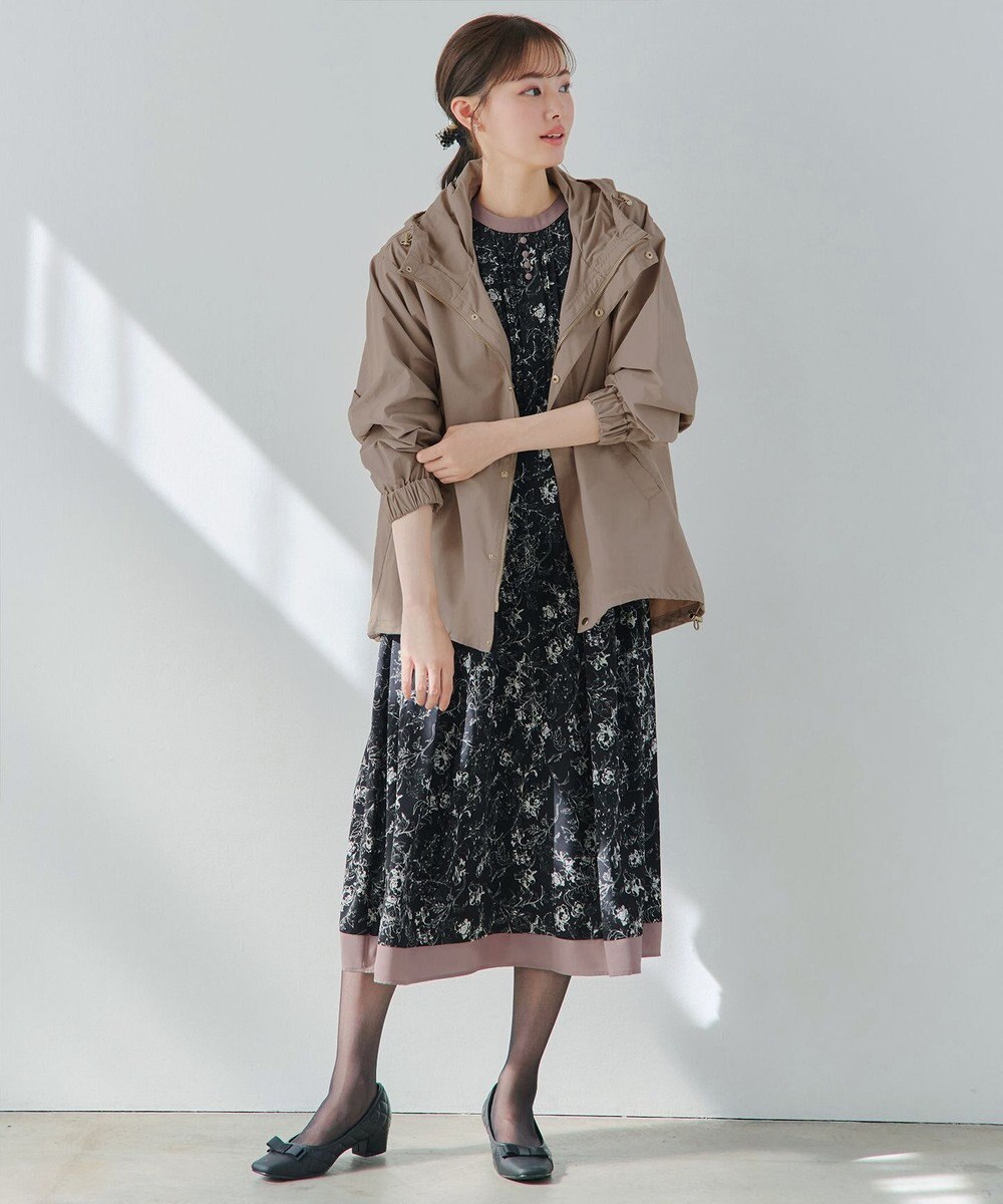 Tiaclasse L 撥水ドロストマウンテンパーカー 