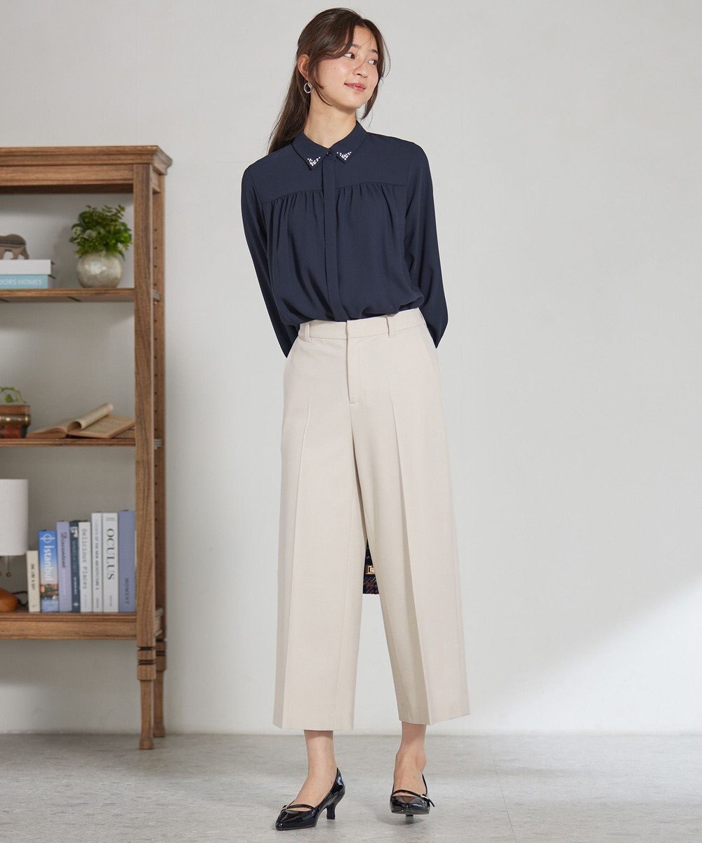 ANY SIS 【洗える】ビジュー ブラウス 