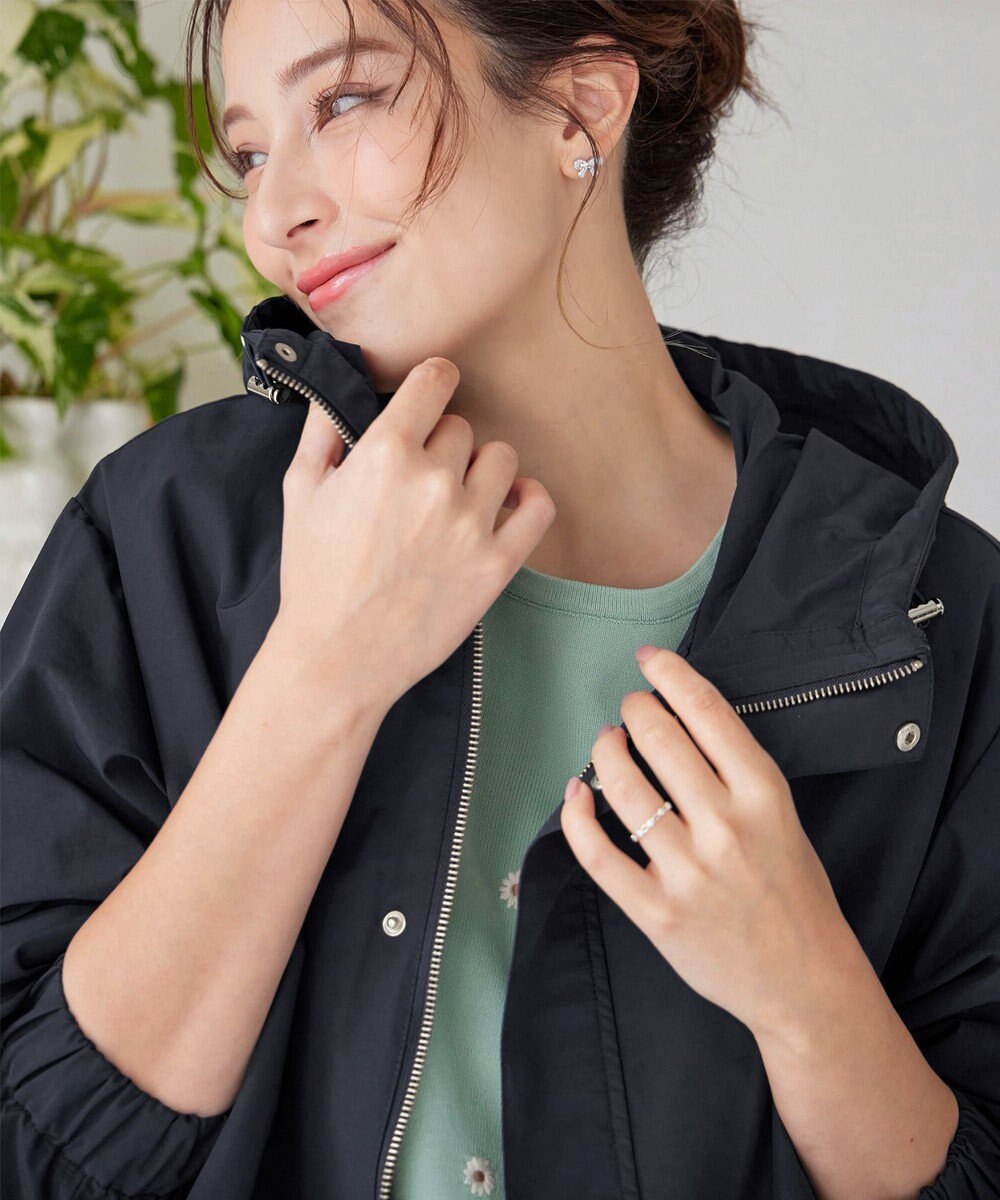 Tiaclasse L 撥水ドロストマウンテンパーカー 