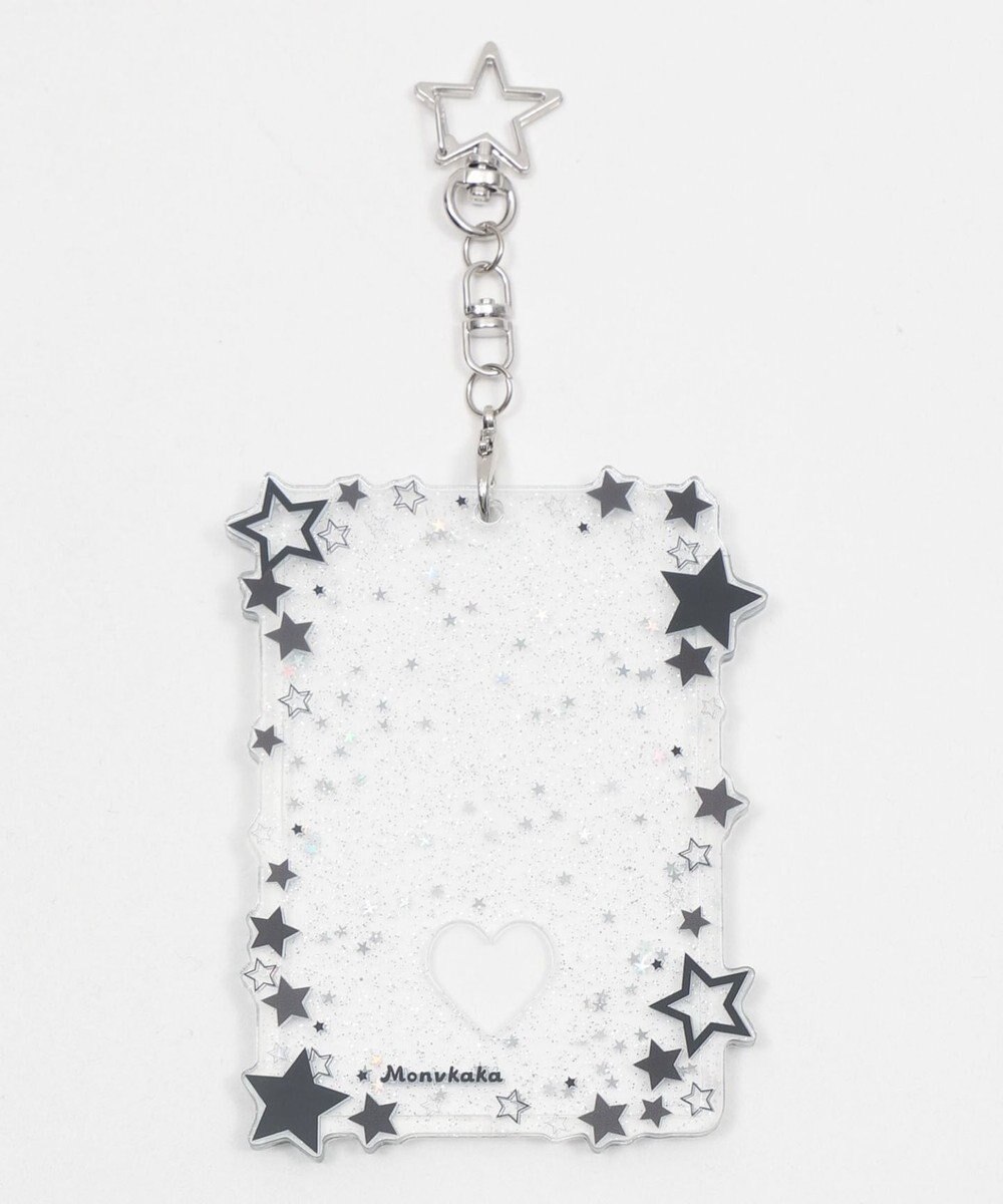 WEGO 【痛バ＆推し活】キラキラスターカードホルダーキーホルダー 