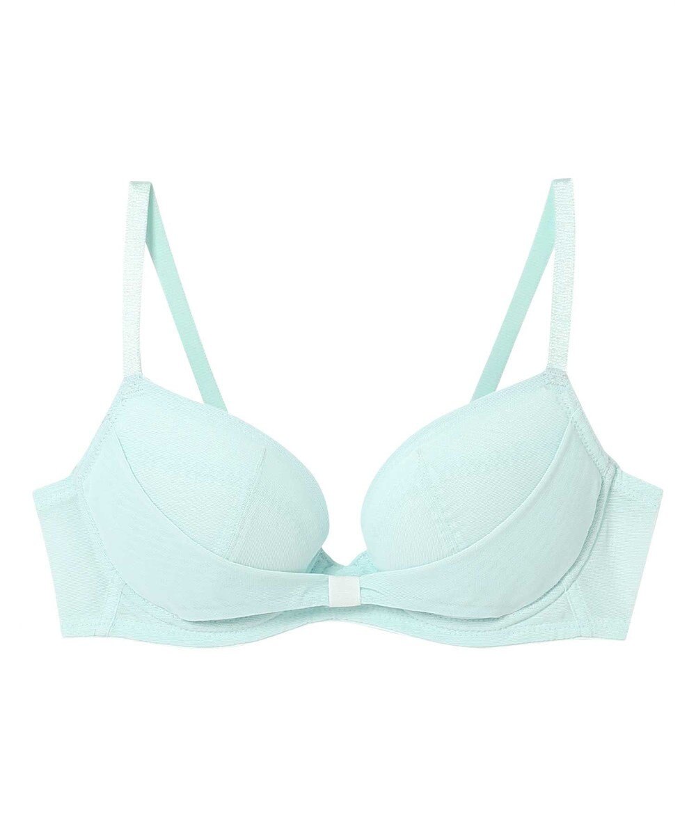 une nana cool 胸もとフィットをリボンでキープ リボンブラ 