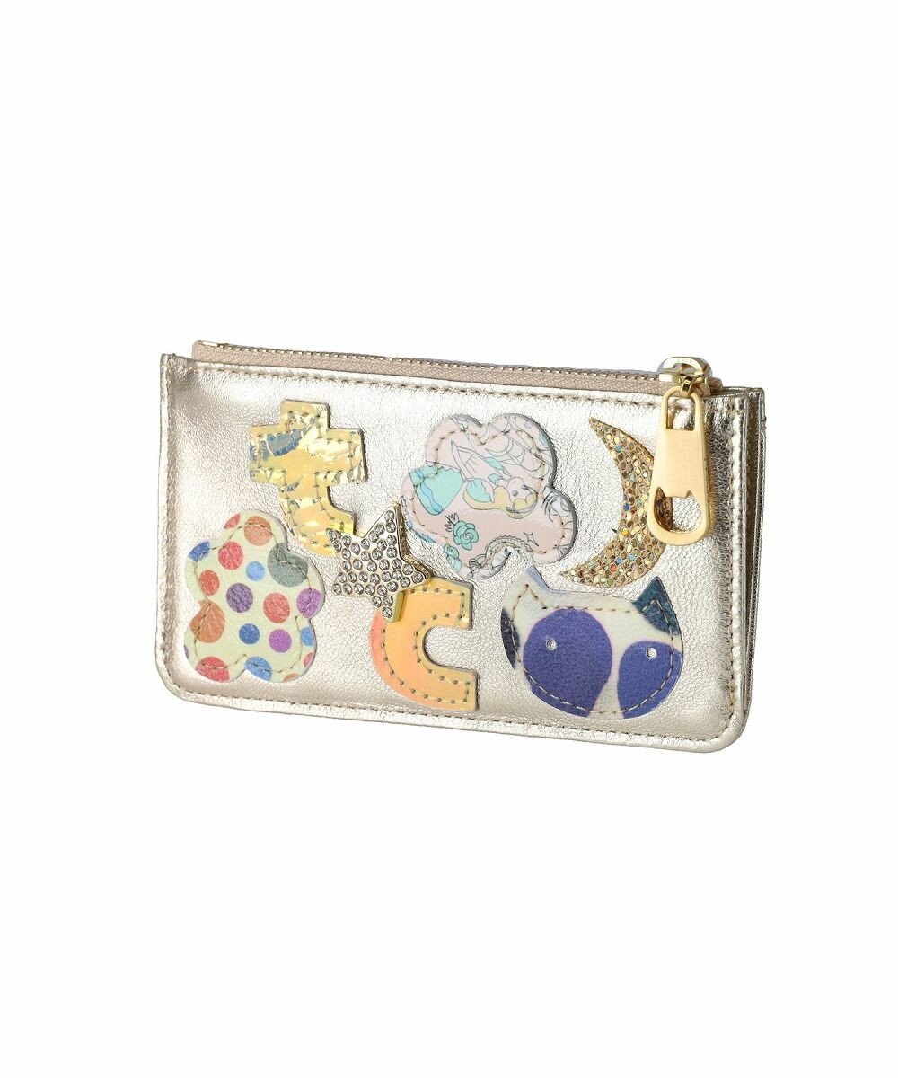 tsumori chisato CARRY tcパッチワーク カードケース フラグメントケース ミニ財布 