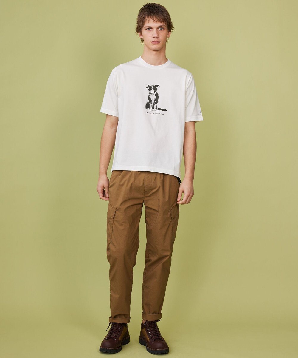 JOSEPH ABBOUD MOUNTAIN 【日本製・アーティストコラボレーション】プレーティング天竺Tシャツ 