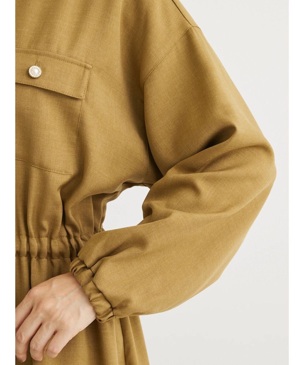 Green Parks ・ＥＬＥＮＣＡＲＥ　ＤＵＥ　イロイロ釦ドロストワンピース 