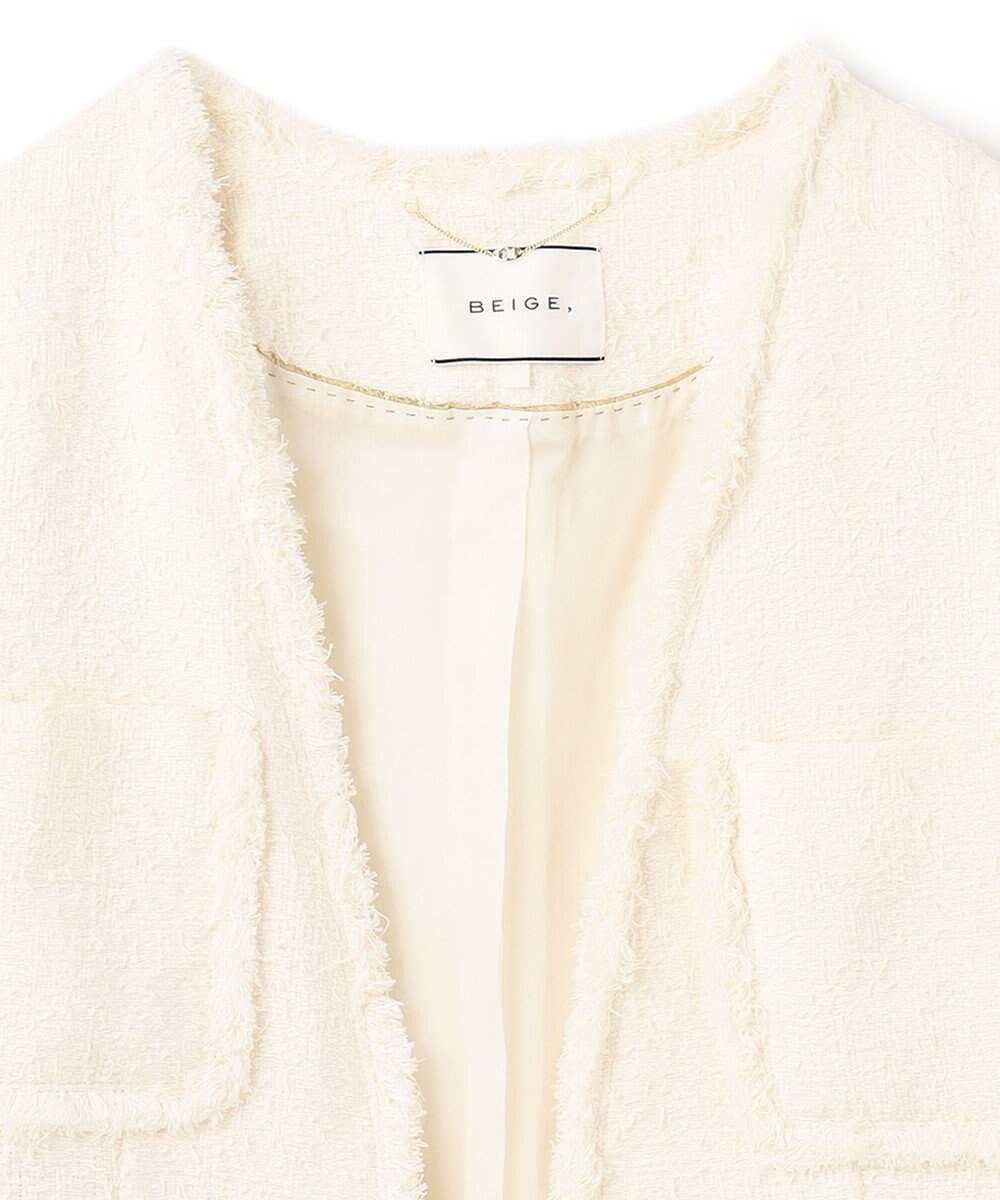 BEIGE， DAHLIA / ツイードジレ 