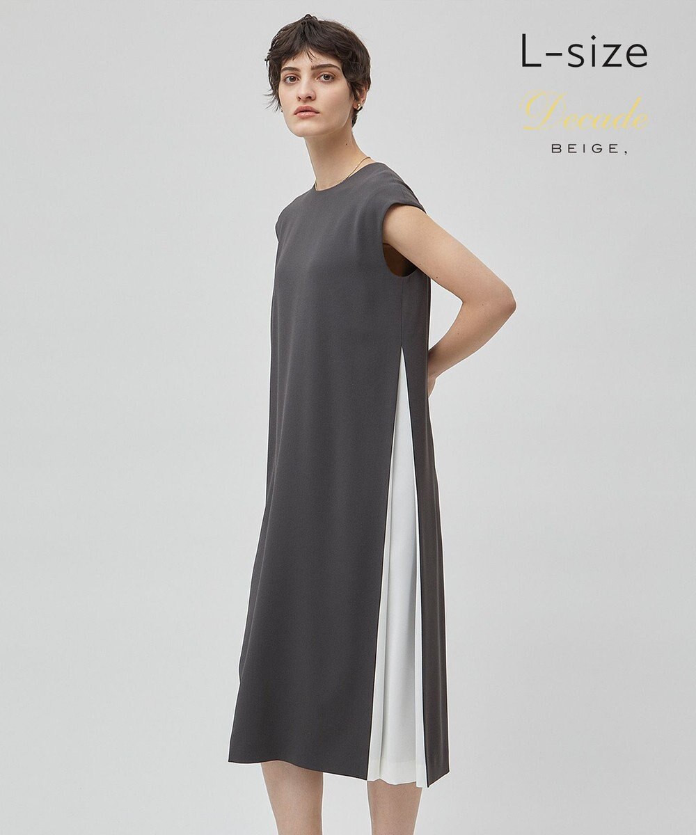 BEIGE， 【L-size】CINDY / サイドタックドレス 