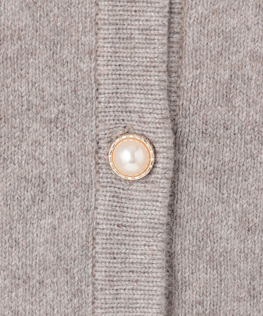 ANY SIS 【洗える】アンゴラフォックスブレンドニット ジャケット 