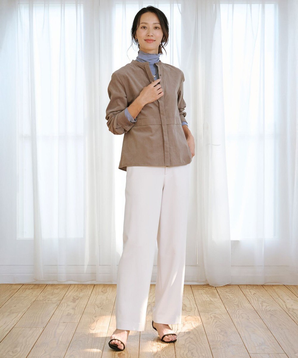 J.PRESS LADIES S カシミヤシルク シアーリブ タートル カットソー 