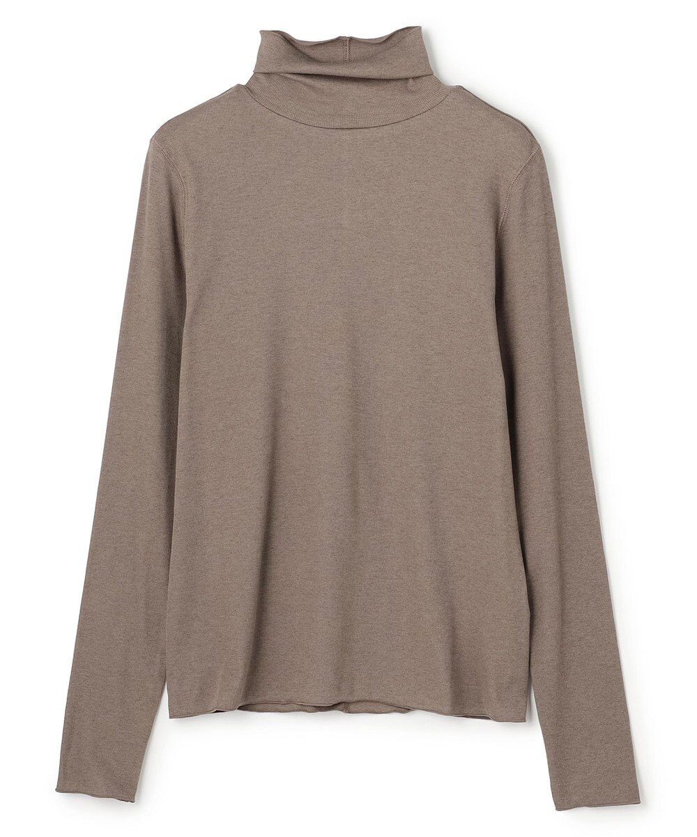 UNFILO 【暖かさ＆着心地の良さで大ヒット】コットンカシミヤ タートルネックカットソー 