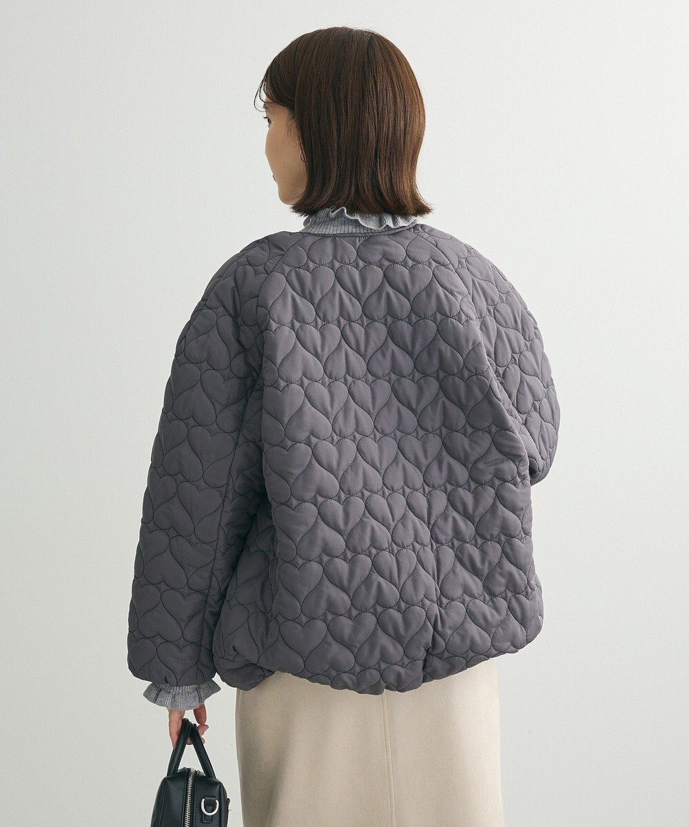 Green Parks ・ｓｗｉｎｇ　ｂｙ　ハートキルトコクーンブルゾン 