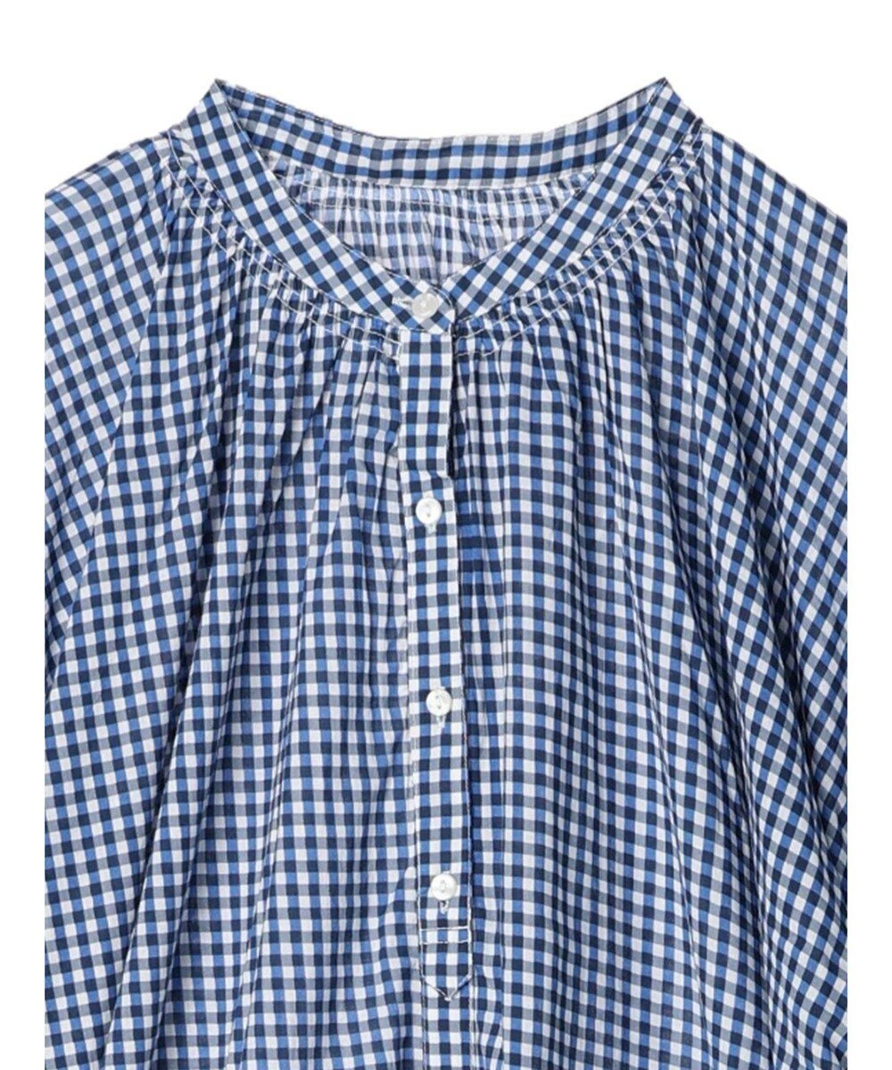 earth music&ecology コットンボイルギャザーワンピース 