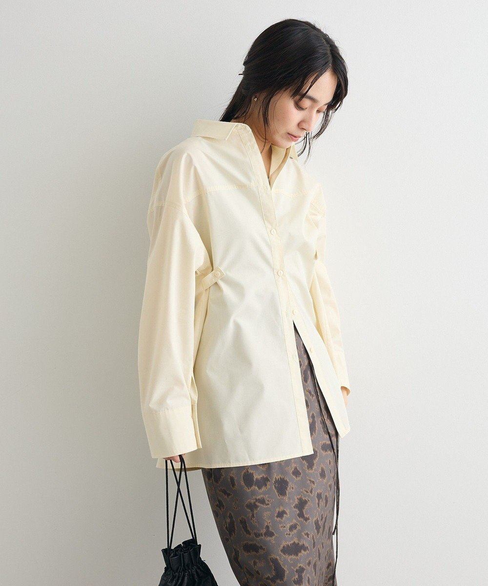 CRAFT STANDARD BOUTIQUE サイドベルトシャツ 