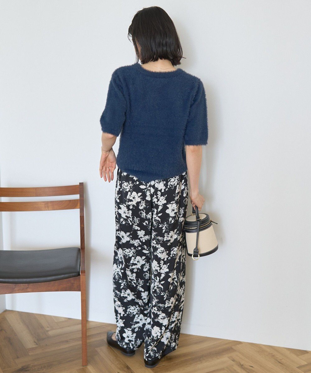 AMERICAN HOLIC フェザー半袖ニットプルオーバー 