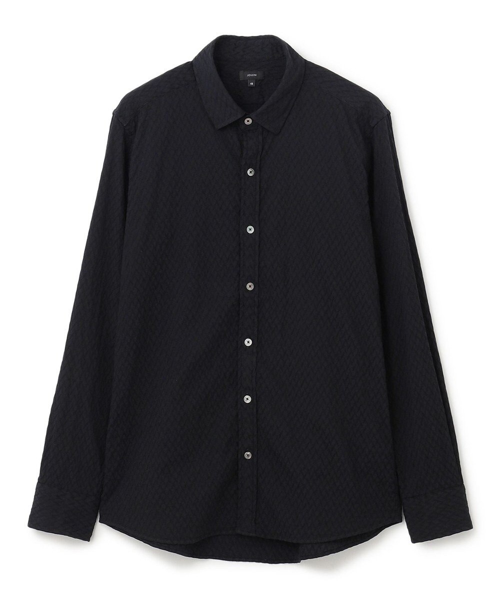 JOSEPH HOMME アロージャガードストレッチ　レギュラーカラーシャツ 
