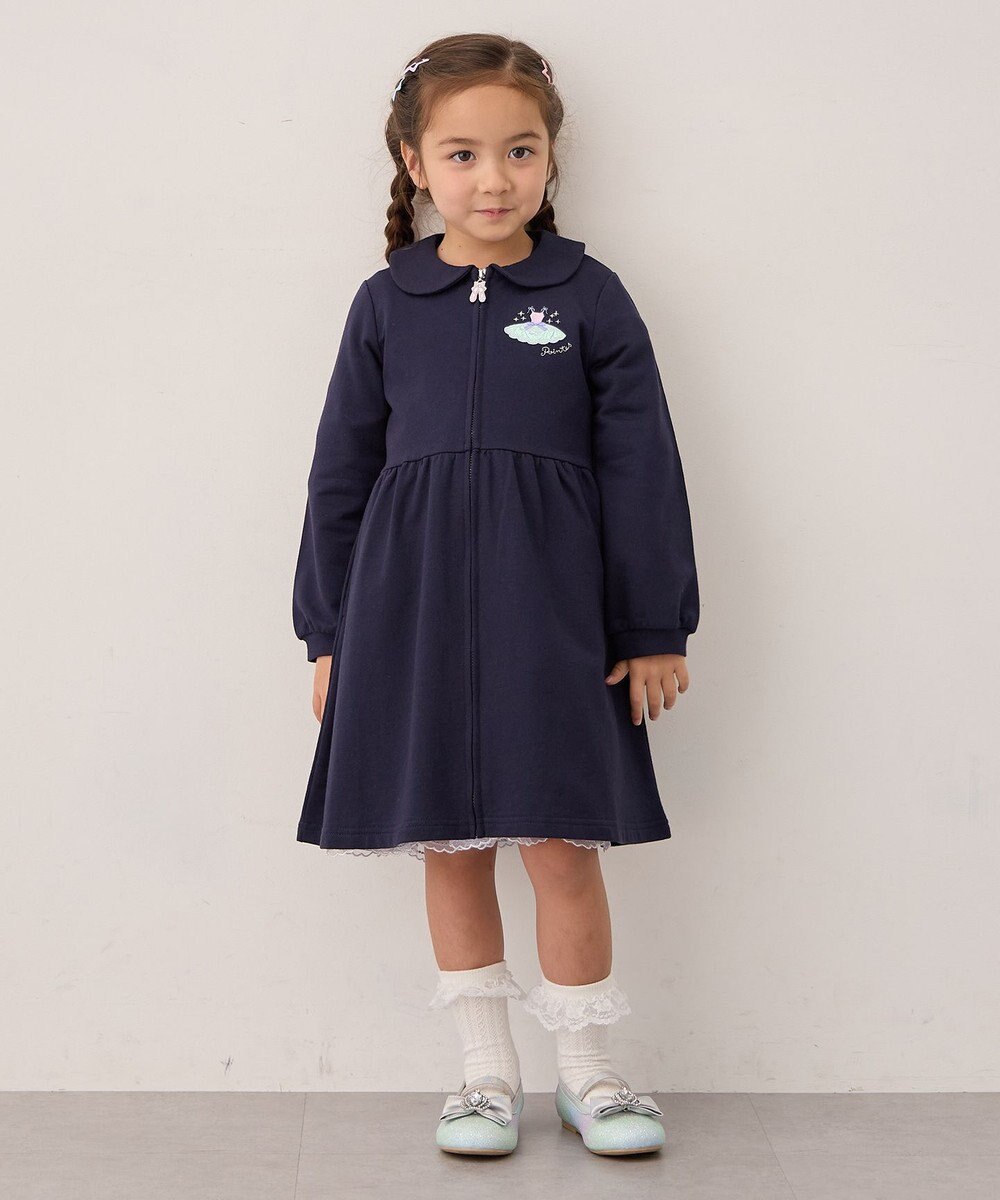 ANY KIDS ジップアップワンピース 